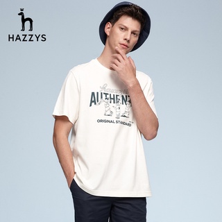 [S-5XL] Hazzys Haggis เสื้อยืดลําลอง ผ้าฝ้าย แขนสั้น คอกลม พิมพ์ลาย แฟชั่นฤดูร้อน สําหรับผู้ชาย