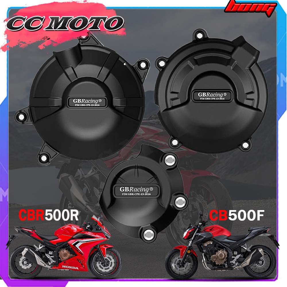 รถจักรยานยนต์ฝาครอบเครื่องยนต์ป้องกันกรณีGB RacingสําหรับHONDA CBR500R CB500F CB500X 2019 2020 2021
