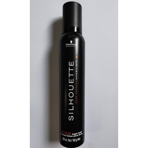 schwarzkopf silhouette mousse super hold 200ml.exp 11/2027