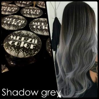 ♦สีเทาดำ Shadowgrey♦ทรีเม้นสีผมพร้อมบำรุงในขั้นตอนเดียวMerziiColor