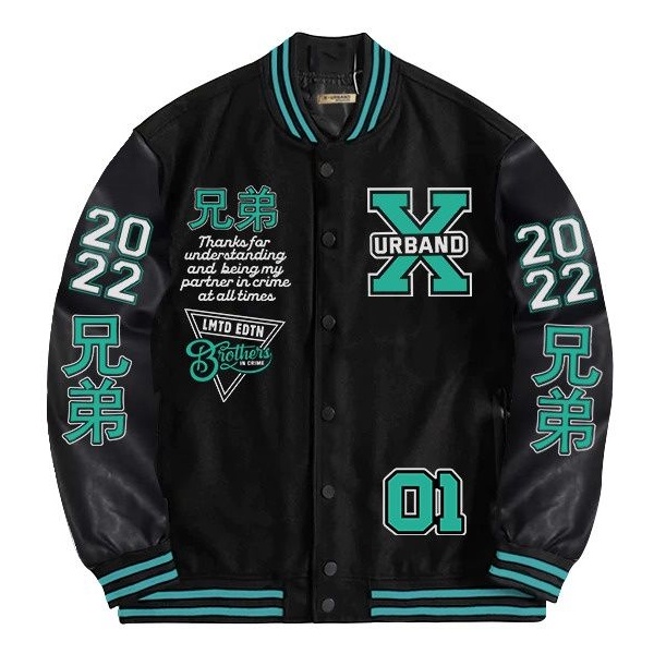 X Urband Absolute Varsity Jacket Brothers In Crime Full Embroideri A283