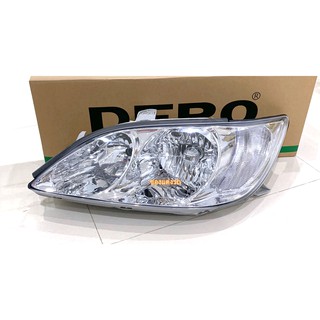 DEPO ไฟหน้า TOYOTA CAMRY แคมรี่ ACV30 2002 2003 รุ่นหลอดฮาโลเจน