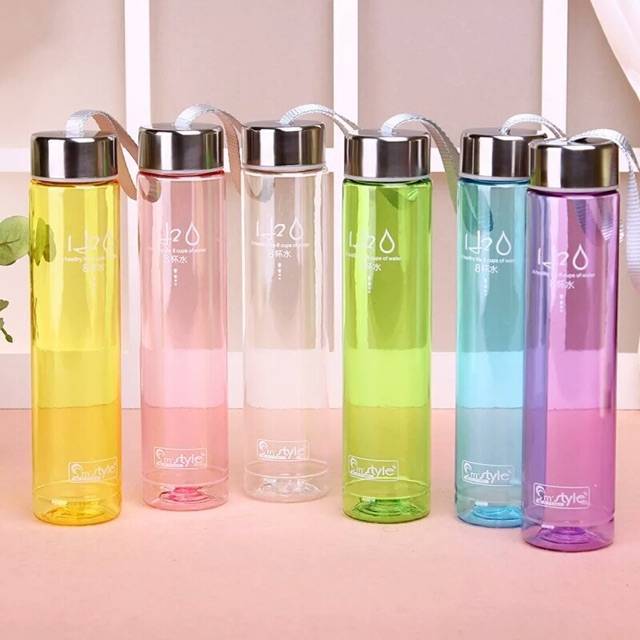 (1KG 16 ชิ้น) ขวดดื่ม TRANSPARKER / ขวดของฉัน INFUSED WATER / ขวดใส H2O