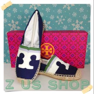 พรีฯTory Burch espadrille us7/7.5 .