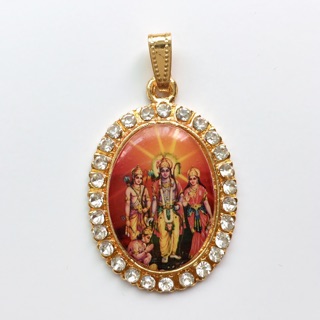 จี้ภาพครอบครัวพระศิวะ (เทพ 3 พระองค์) ประดับจิวเวอรี่