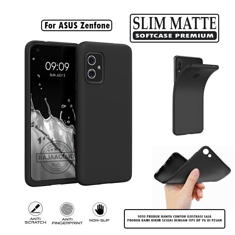 Slim Matte Case Asus Zenfone 3 Max 3 Max 5.2 เลเซอร์ 5" Live L1 Live L3 M1 6 "Max m1 Max Pro M2 4 Ma
