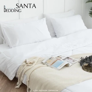 SANTA Bedding ชุดผ้าปูที่นอนพร้อมผ้านวม สีขาว