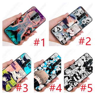 เคสโทรศัพท์มือถือ สําหรับ Samsung Galaxy S20 S21 S22 FE Lite Plus Ultra A33 A32 M32 230411 เคสโทรศัพท์มือถือแบบนิ่ม ลาย Jujutsu Kaisen สีดํา