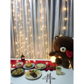 ไฟประดับตกแต่ง LED ไฟตกแต่งห้อง 10เมตร 100LED 9สี ไฟตกแต่งร้าน ไฟตกแต่งบ้าน ไฟงานแต่ง ไฟวันเกิด กันน้ำ ต่อกันไม่ได้