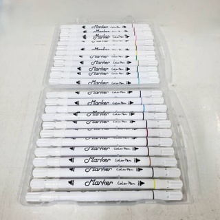 ปากกาmarker 2หัว....24 ด้าม