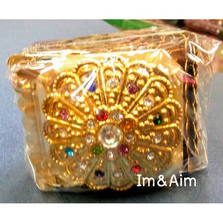imm_aim​ เข็มขัดยืดสีทองสำหรับชุดไทย