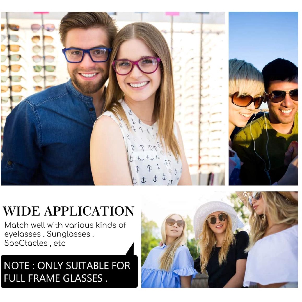 5 คู่แพ็ค / แผ่นรองจมูกแว่นตา / แผ่นรองจมูกกันลื่นซิลิโคนอ่อนนุ่มแบบมีกาวในตัวสําหรับแว่นตา, แว่นตา, แว่นกันแดด / อุปกรณ์แว่นตา - รูปที่ 3