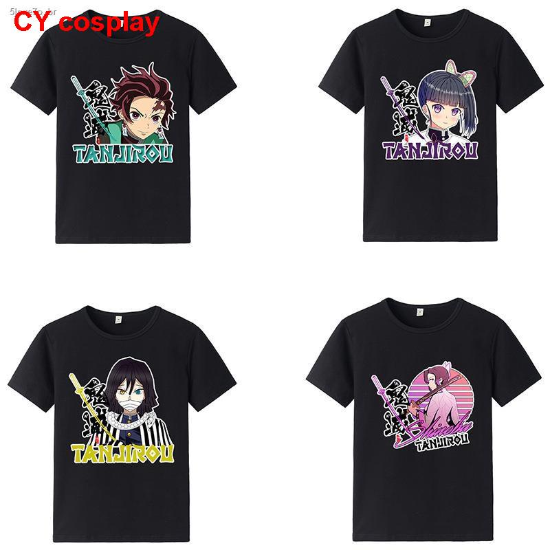 ❤️Ship from Thailand◇∏✔ชุดคอสเพลย์ Anime เสื้อดาบพิฆาตอสูร ชุดชิโนบุ Demon Slayer Kimetsu No Yaiba Adult Print T-shirt C