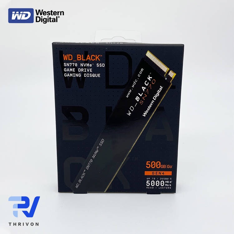 Western Digital WD BLACK SN770 500GB NVMe SSD