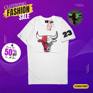 เสื้อยืด พิมพ์ลาย Chicago Bulls Distro แบบดั้งเดิม สําหรับผู้ชาย