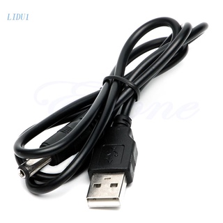 Lidu1 สายเคเบิลเชื่อมต่อ DC 5V USB 2.0 เป็นแจ็ค DC 5.5X2.1 มม.