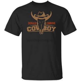 [COD]เสื้อยืด พิมพ์ลายกราฟฟิค Donald Cowboy Cerrone สีดํา สําหรับผู้ชายS-5XL