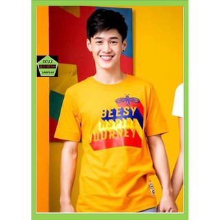 Beesy เสื้อคอกลม ชาย หญิง รุ่น Festival สีเหลือง