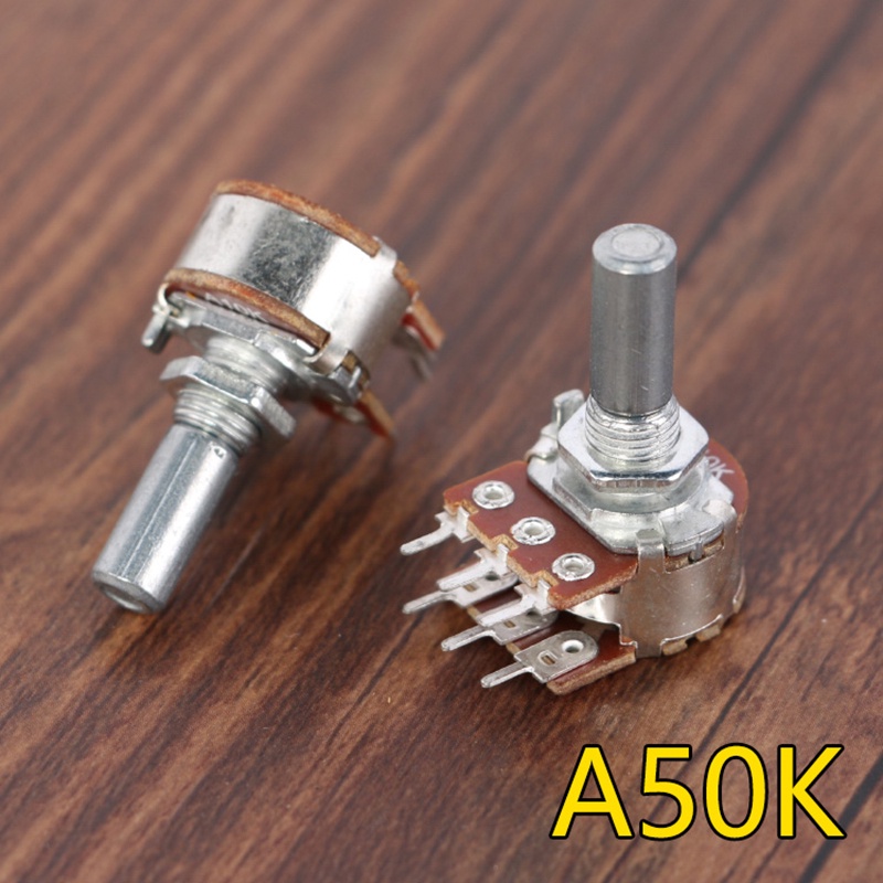 ⚡A10K 50K ประเภท A Potentiometer 6 ขา Universal Volume Control 6 Pin Master Volume⚡