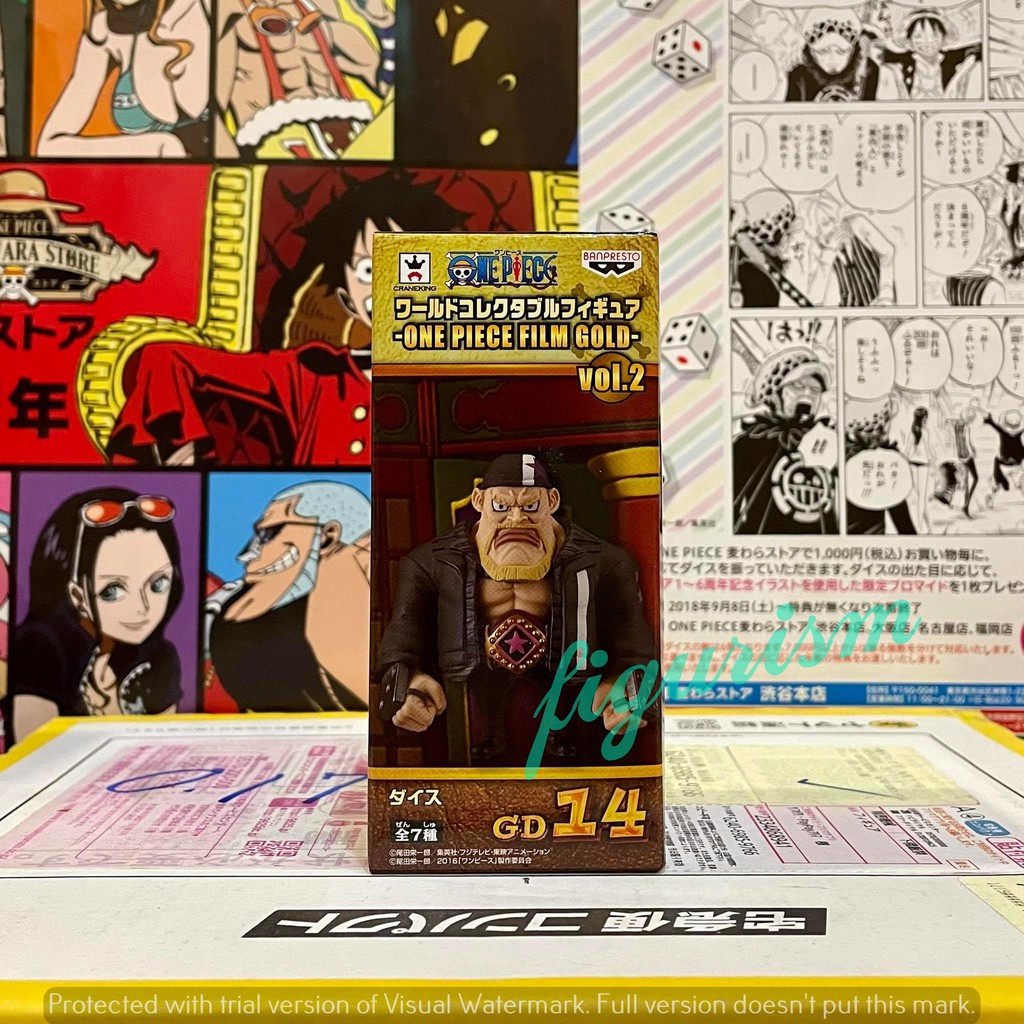 Gd 14 Dice ไดซ Wcf One Piece Film Gold ว นพ ซ ฟ ล มโกลด ของแท จากญ ป น Shopee Thailand