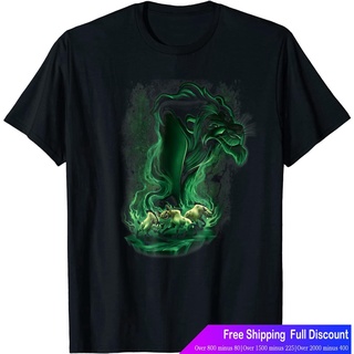 ดิสนีย์เสื้อยืดลำลอง Disney Lion King Scar Smoke Graphic T-Shirt T-Shirt