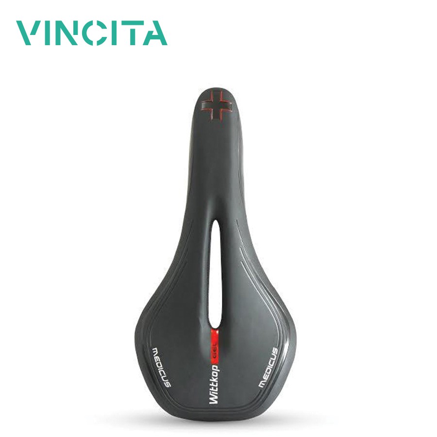 Vincita เบาะเจลจักรยาน WITTKOP'S MEDICUS ทรงสปอร์ต (S090) - เบาะเจลเหมาะกับจักรยานเสือหมอบ
