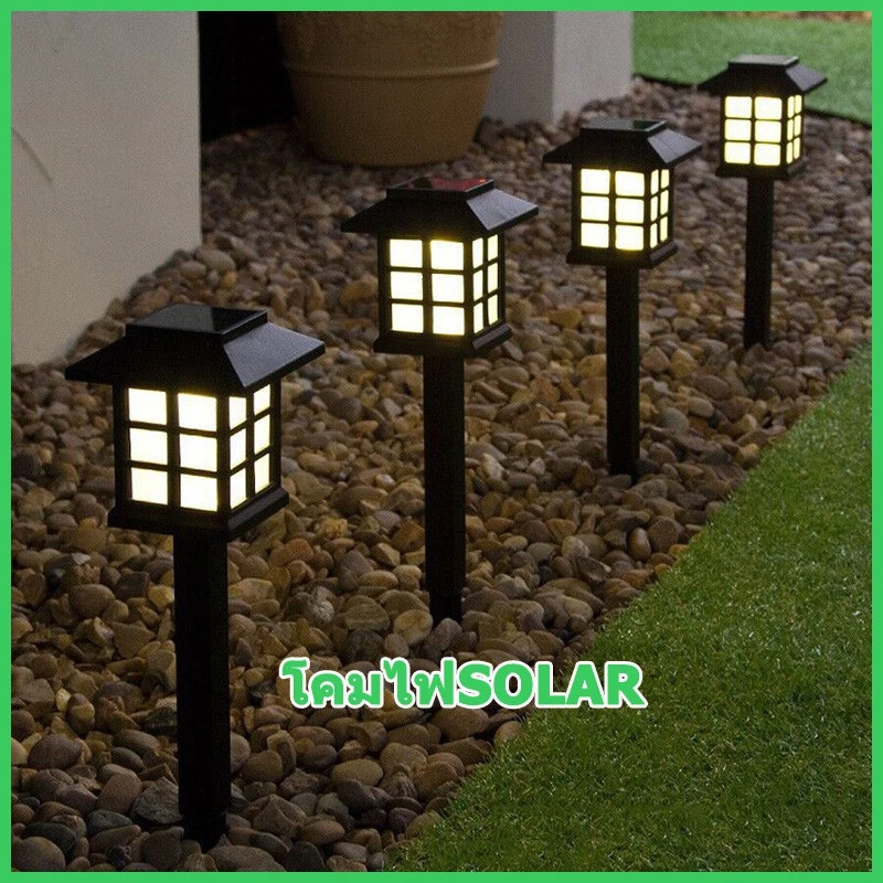 ไฟปักสนาม พลังงานแสงอาทิตย์โซล่าเซลล์ ไฟ LED ไฟทาง No.YA2001 (แสงไฟสีวอม)-(แสงไฟสีขาว)