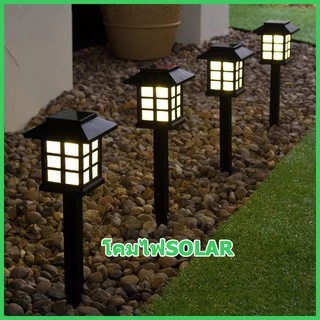 ไฟปักสนาม พลังงานแสงอาทิตย์โซล่าเซลล์ ไฟ LED ไฟทาง No.YA2001 (แสงไฟสีวอม)-(แสงไฟสีขาว)
