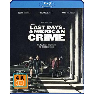 หนัง Blu-ray The Last Days of American Crime (2020) ปล้นสั่งลา