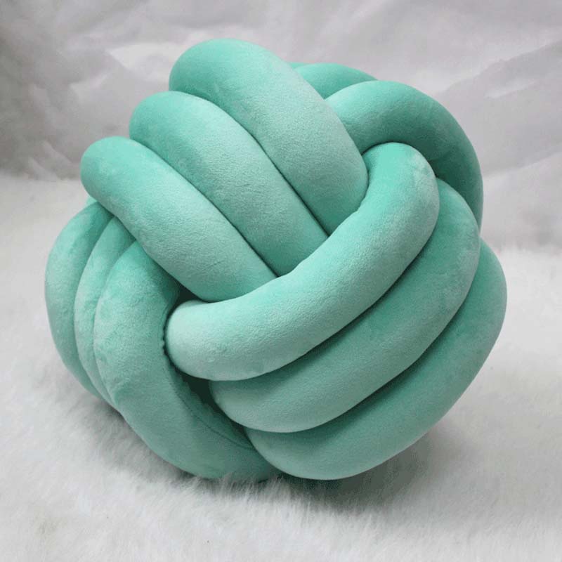Soft Knot String Pillow for Kids Backrest Chair Cushion Divan Bed Couch ...