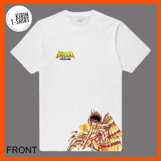 [S-5XL]เสื้อยืดผ้าฝ้าย 100% พิมพ์ลายการ์ตูนอนิเมะ Dtf Saint Seiya สีขาว ยุค 30s สําหรับผู้ชาย ผู้หญิง