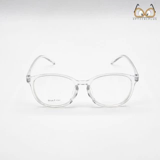 Optical Plus แว่นสายตาสั้น Glasses เลนส์กรองแสงสีฟ้า Blue Filter น้ำหนักเบา แถมถุงผ้า7011