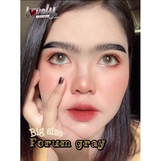 บิ๊กอาย Forum gray (Dia:14.5)ดวงตากลมโตสวย เลิฟลี่เลนส์ คอนแทคเลนส์ พร้อมส่ง