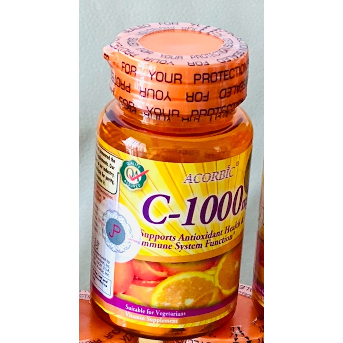 Ascorbic C 1000 Mg 30 Tablets Shopee Thailand