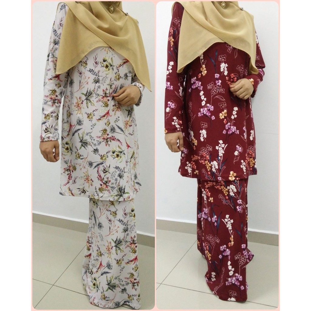 KURUNG ADELA MOSSCREPE IRONLESS MUSLIMAH