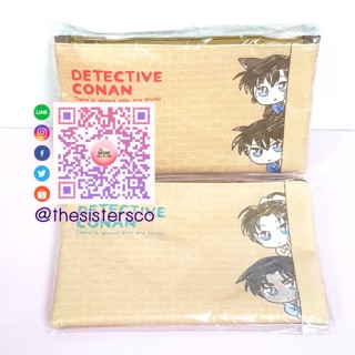 Detective Conan Tracking Pouch กระเป๋า ดินสอ อเนกประสงค์ Shinichi Ran Heiji Kazuha โคนัน ชินอิจิ รัน เฮย์จิ คาซึฮะ