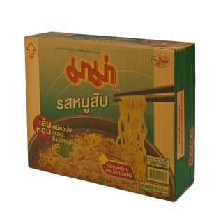 มาม่า บะหมี่กึ่งสำเร็จรูป รสหมูสับ 60 กรัม x 40 ห่อ Mama Instant Noodles Minced Pork Flavour 60 g x 40