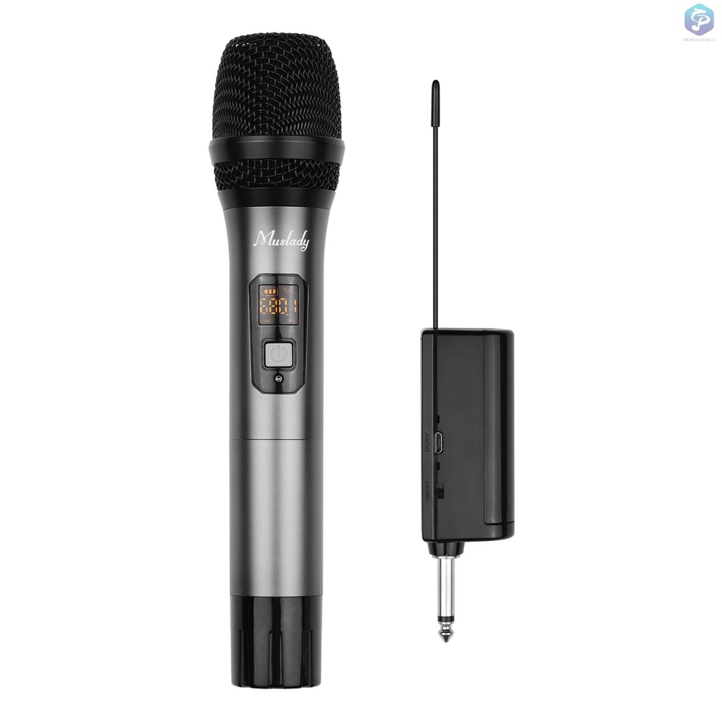 Muslady UHF Wireless Microphone System with Handheld Cardioid