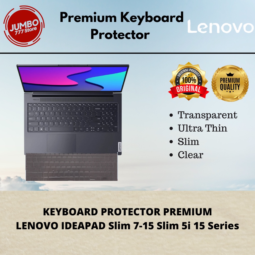 ตัวป้องกันแป้นพิมพ์ Lenovo Ideapad Slim 7-15 Slim 5i 15 Series Cooskin NL053