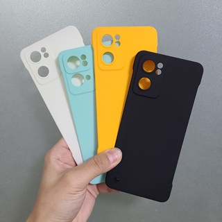 Oppo Reno Reno7 7 7Z Z Pro เคส ไม่มีกรอบ แข็ง PC หัวฉีด ประมวลผล กันชนหลัง เคสโทรศัพท์