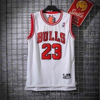 เสื้⛹🏾‍♂️บาสเกตบอล BULLS23 เป็นงานปัก เสื้อกล้ามออกกำลังกาย วิ่ง