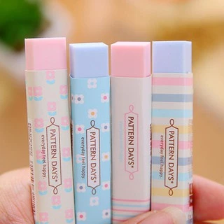 ยางลบ พาสเทล Pastel ขนาดพอดีมือ 8.5x1.3cm Pastel Erasers อุปกรณ์การเรียน น่ารัก สีพาสเทล