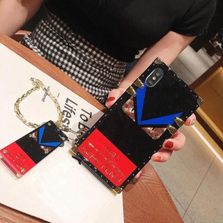 เคสโทรศัพท์ OPPO A59 A57 A77 F3 F5 A73 A79 A83 F9 A5 A3S A3 A39 R9 R9S R11 R11S Plus R17 Pro FindX Fashion Brand Square Phone Case