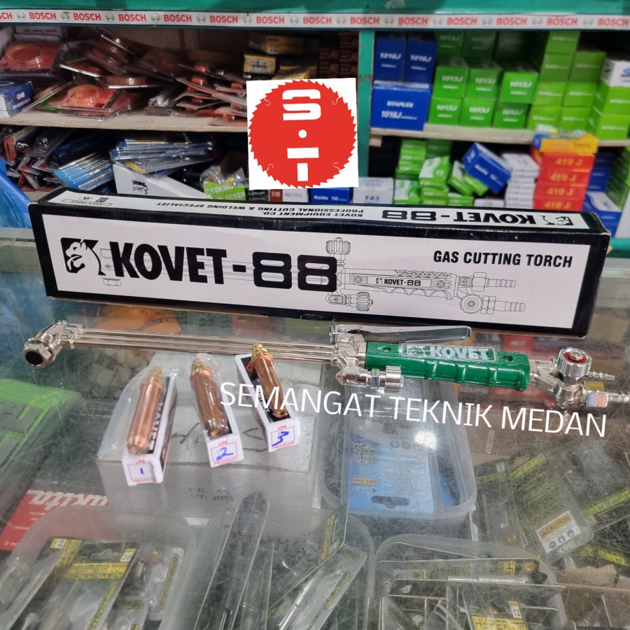 ST8 STANG BLANDER GAS CUTTING TORCH STRONG 8 KUVET 88