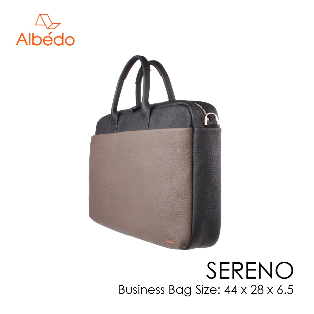 [Albedo] SERENO BUSINESS BAG กระเป๋าเอกสารพร้อมสายสะพาย ใส่แล็ปท็อปได้ รุ่น SERENO - SR00199
