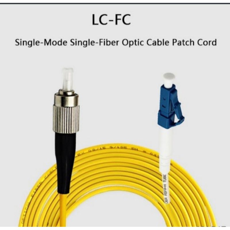 1 ม. Patchcord FC Upc - LC Upc Fiber Optic Patch Cord FC- LC Patch Core Simplex