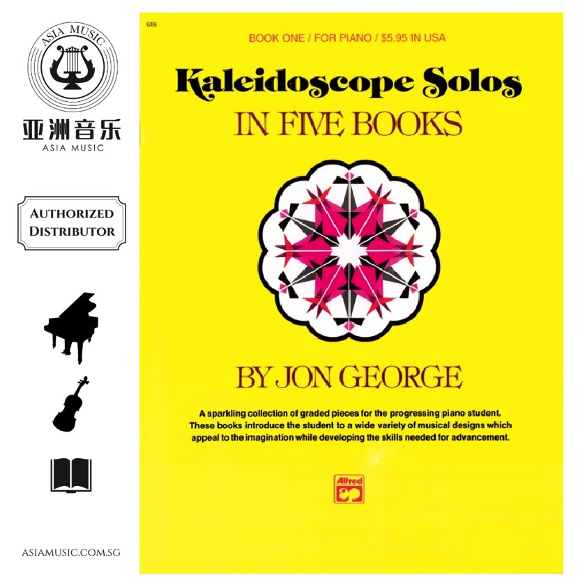 AUTHORZED DISTRIBUTOR - ALFRED MUSIC - ALFRED KALEIDOSCOPE SOLO PIANO LEVEL 1