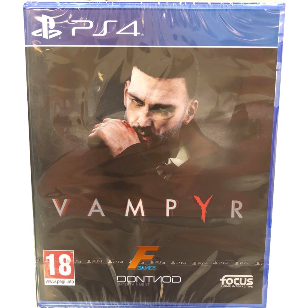 PS4 VAMPYR ( Zone 2 / EU)(English) แผ่นเกม ของแท้ มือ1 มือหนึ่ง ของใหม่ ในซีล แผ่นเกมส์