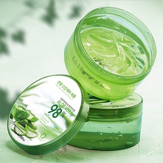 300g 98% Aloe Vera เจลว่านหางจรเข้ เจลว่านหางจรเข้ ช่วยกระชับรูขุมขน บำรุงผิวพรรณให้ชุ่มชื้น ลดอาการอักเสบของผิว