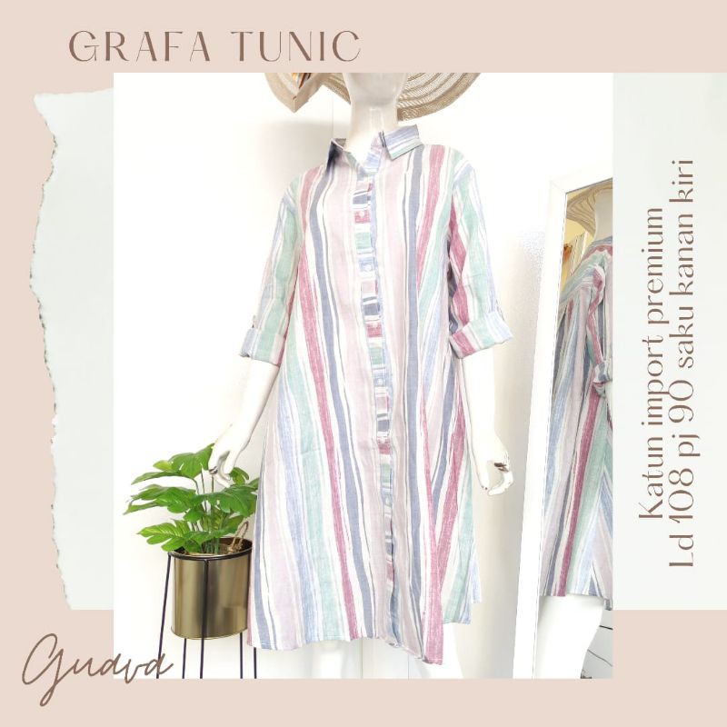 GRAFA BUSUI TUNIC TOP BUSUI U&U เสื้อผ้า WSK FASHION VINSTONE KALILA